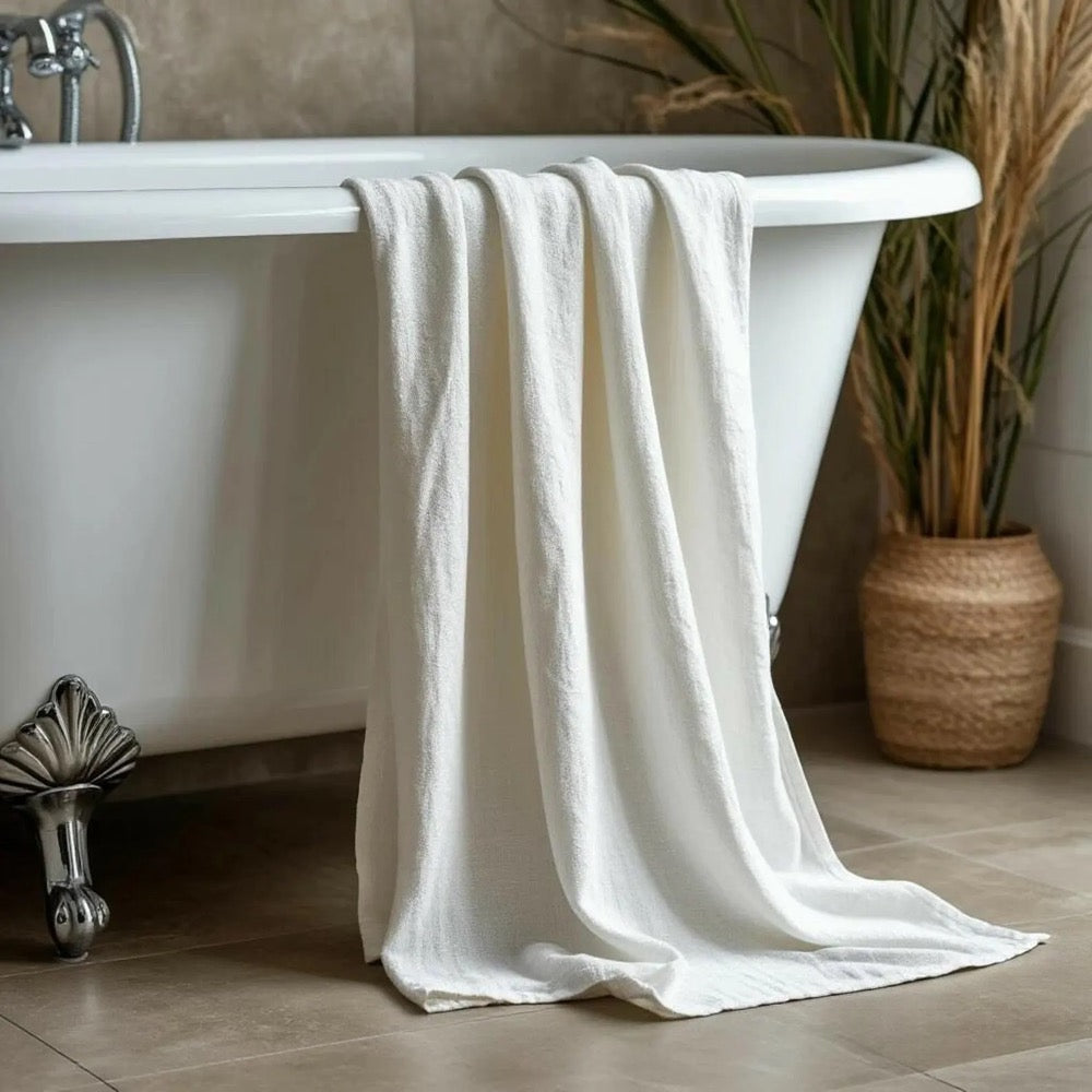 Organic Linen Towel. Bath / Hand / Face Towels. SPA / Beach Custom Size