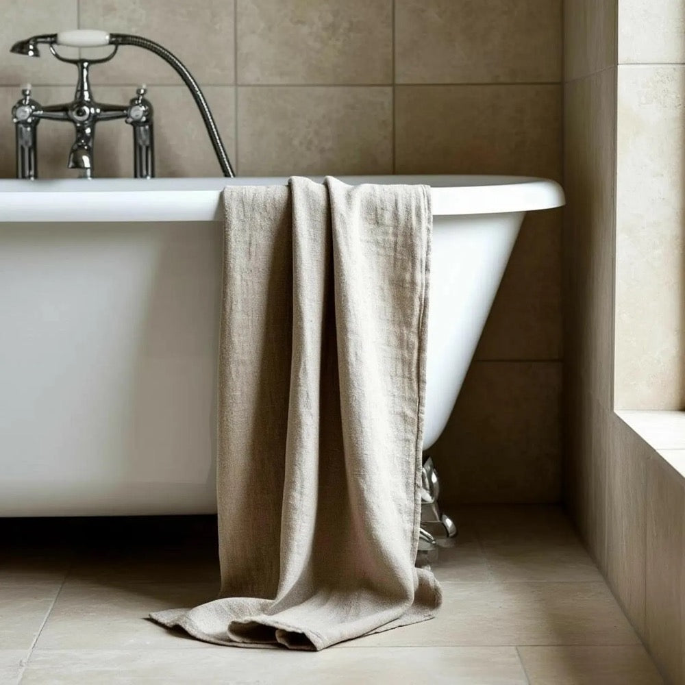 Organic Linen Towel. Bath / Hand / Face Towels. SPA / Beach Custom Size